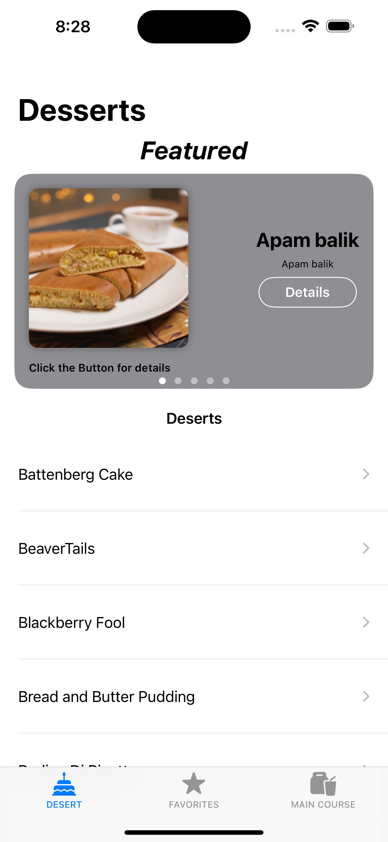 DesertsLovers App Screenshot